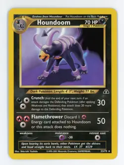 Houndoom - Pokemon 2001 Neo Discovery #23 MINT - Image 1