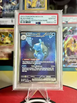2023 Pokemon TCG ~ 151 Blastoise EX Special Illustration Rare #200 PSA 10 🇺🇸 - Image 1