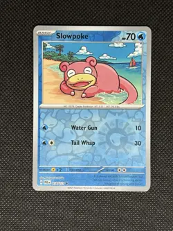 Pokemon TCG SLOWPOKE 018/131 SV Prismatic Evolutions Reverse Holo - Image 1