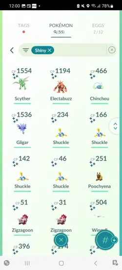 Pokemon Go (Stage 33) Shiny Skiddo ( 55 Shinys )( 1.1 Million Stardust) - Image 4