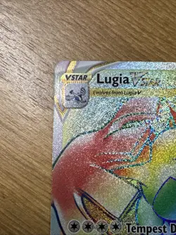 2022 Pokemon SWSH Silver Tempest Lugia VSTAR Secret Rainbow 202/195 NM - Image 2