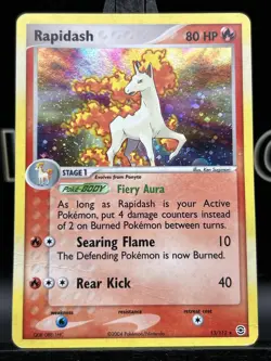 Rapidash 13/112 Holo | Pokemon 2004 FireRed LeafGreen | MP - Image 3