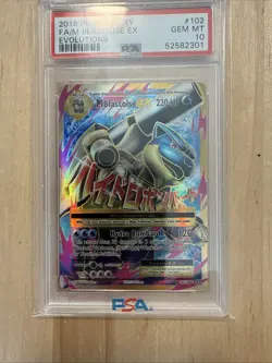🔥2016 Pokemon XY Evolutions M Mega EX Charizard Blastoise Venusaur PSA 10 🔥🔥 - Image 3