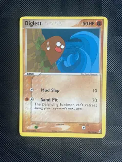 Pokemon TCG Diglett EX Crystal Guardians 50/100 Regular Common PLAYED - Image 1