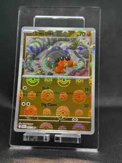 Dwebble Reverse Holo Poke Ball 051/086 Pokemon White Flare Black Bolt - Image 1