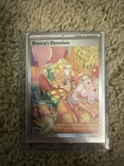 Bianca's Devotion Holo Pokemon TCG Temporal Forces SV05: Trainer NM Condition - Image 1