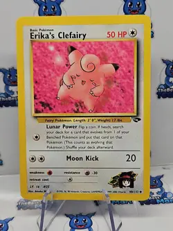 Pokemon Erika’s Clefairy 40/132 Gym Challenge LP - Image 1