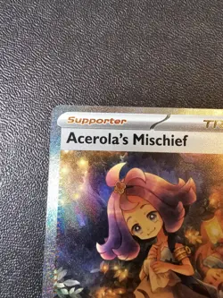 Pokemon TCG Acerolas Mischief Illustration Alt Art 183/132 Mega Evolution - Image 3