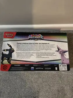 Pokemon Prismatic Evolutions Premium Figure Collection Slightly Damaged box - Image 2