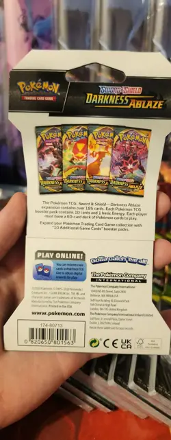 Pokemon TCG | Darkness Ablaze | Sleeved Booster Pack | New Factory Sealed 820650807121 - Image 2