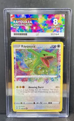 Pokemon TCG Rayquaza Vivid Voltage 138/185 Holo Amazing Rare ACE 8 - Image 1