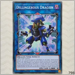 Dillingerous Dragon - DANE-EN041 - Common 1st Edition Yugioh - Image 1