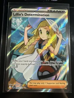 Pokemon TCG Mega Evolution Lillie’s Determination Full Art Trainer Card 169/132 - Image 1