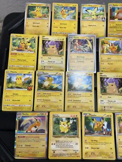 (30) Pikachu CARDS LOT VTG HOLO Raichu Stamped Red Cheeks Halloween Rainbow - Image 2