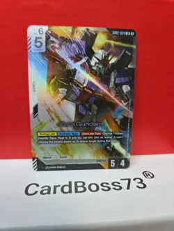 🔥 Zeta Gundam Gundam Card Game . Dual Impact Legend Rare . GD02-069 - Image 1