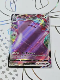 Ditto VMAX 051/072 Pokemon Card Shining Fates Holo Full Art Rare TCG - Image 1