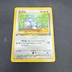 1st Edition Dratini 53/82 - Team Rocket - Pokemon Card - Near Mint (NM) - Image 1