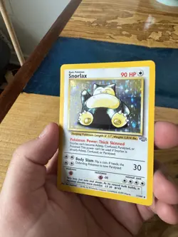 Snorlax 11/64 Holo Rare Jungle Pokemon Card TCG - Vintage 1999 -LP - Image 3