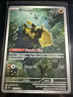Relicanth 173/162 - Temporal Forces Illustration Rare Pokemon Card NM - Image 1