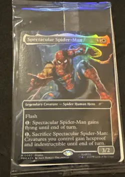 Magic the Gathering Battle Damage Spiderman MtG Legends Spider-Man - Image 1