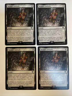 4x Mtg Lord Of The Rings Shelob’s Ambush NM Magic The Gathering - Image 1