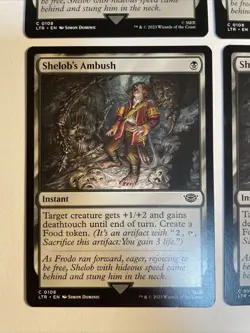 4x Mtg Lord Of The Rings Shelob’s Ambush NM Magic The Gathering - Image 2