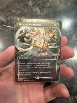 Greater Auramancy (Anime Borderless) Wilds of Eldraine: Enchanting Tales Regular - Image 1