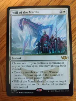 Will of the Mardu Commander: Tarkir: Dragonstorm Regular - Image 1