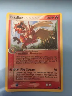 BLAZIKEN - HOLO RARE - 5/108 - EX POWER KEEPERS - NEAR MINT - POKEMON - Image 1