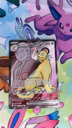Pokemon TCG Team Rockets Persian EX Full Art 219/182 Destined Rivals - Image 1
