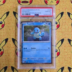 Pokemon 151 Poster Collection Promo Squirtle 048 PSA 10 - Image 1