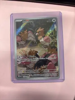 SPEAROW 151/132 2025 Pokemon Mega Evolution Illustration Rare - Image 1