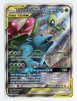 Celebi & Venusaur GX - Pokemon 2019 Promo #SM167 MINT - Image 1