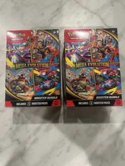 Lot of 2 ! Pokemon MEGA EVOLUTION Booster Bundles Pokemon Sealed - Image 1