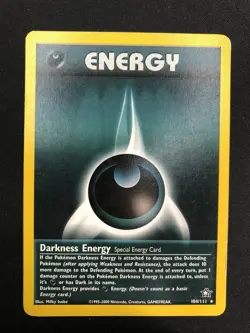 Pokemon Darkness Energy 104/111 Neo Genesis Rare Unlimited Wizards ENG Vintage - Image 1