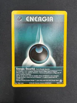 Pokemon Energia Oscurita 104/111 Neo Genesis Rara Unlimited Wizards ITA Vintage - Image 1