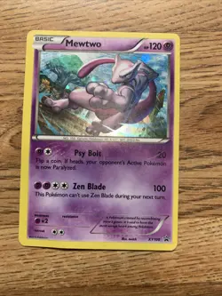 Pokemon TCG Mewtwo XY Black Star Promos XY100 Holo Promo LP - - Image 1