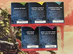 Spider-Man Magic The Gathering Cards Welcome Deck 2025 SDCC Complete Set Of 5 - Image 2