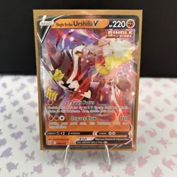 Pokemon TCG Urshifu V Single Strike 038/163 Battle Styles Ultra Rare NM Card - Image 1