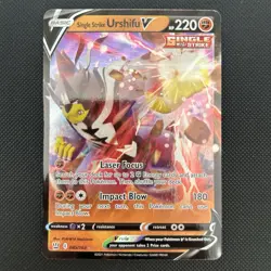 Pokemon TCG Urshifu V Single Strike 038/163 Battle Styles Ultra Rare NM Card - Image 2