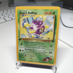 Pokemon card Koga's Koffing 1st Edition 48/132 Gym Challenge Near Mint - Image 1