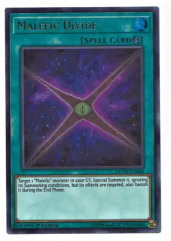 Yu-Gi-Oh Card: Malefic Divide DUOV-EN044 ULTRA RARE 1st Edition! NM - Image 1