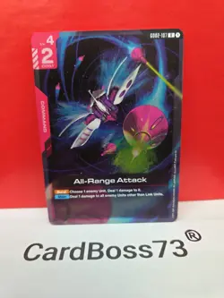 All-Range Attack Gundam Card Game . Dual Impact Rare . GD02-107 - Image 2
