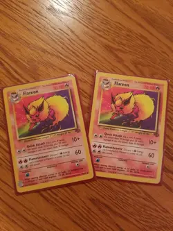FLAREON (1) Non-Holo - 19/64 - Jungle - Rare - Pokemon Card - LP - 1999 Pokemon - Image 1