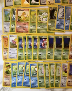 Pokemon 56 Card Lot Base 2 And Jungle LP Lightly Played Charmander Bulbasaur - Image 3
