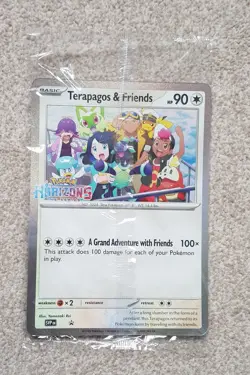 Terapagos & Friends - Horizons Stamped Sealed Pokemon Promo JUMBO Card 2024 - Image 1