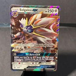 Pokemon TCG Solgaleo GX SM16 SM Black Star Promo Cards Full Art Holo - Image 1