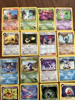 Pokemon Dark Team Rocket Gym Heroes Japanese Card Lot 19 Cards - Image 2