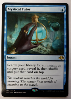 MTG Dominaria Remastered - Mystical Tutor - Rare - #060 - NM - Image 1