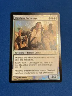 Thraben Doomsayer - Foil English MTG Dark Ascension - Image 2